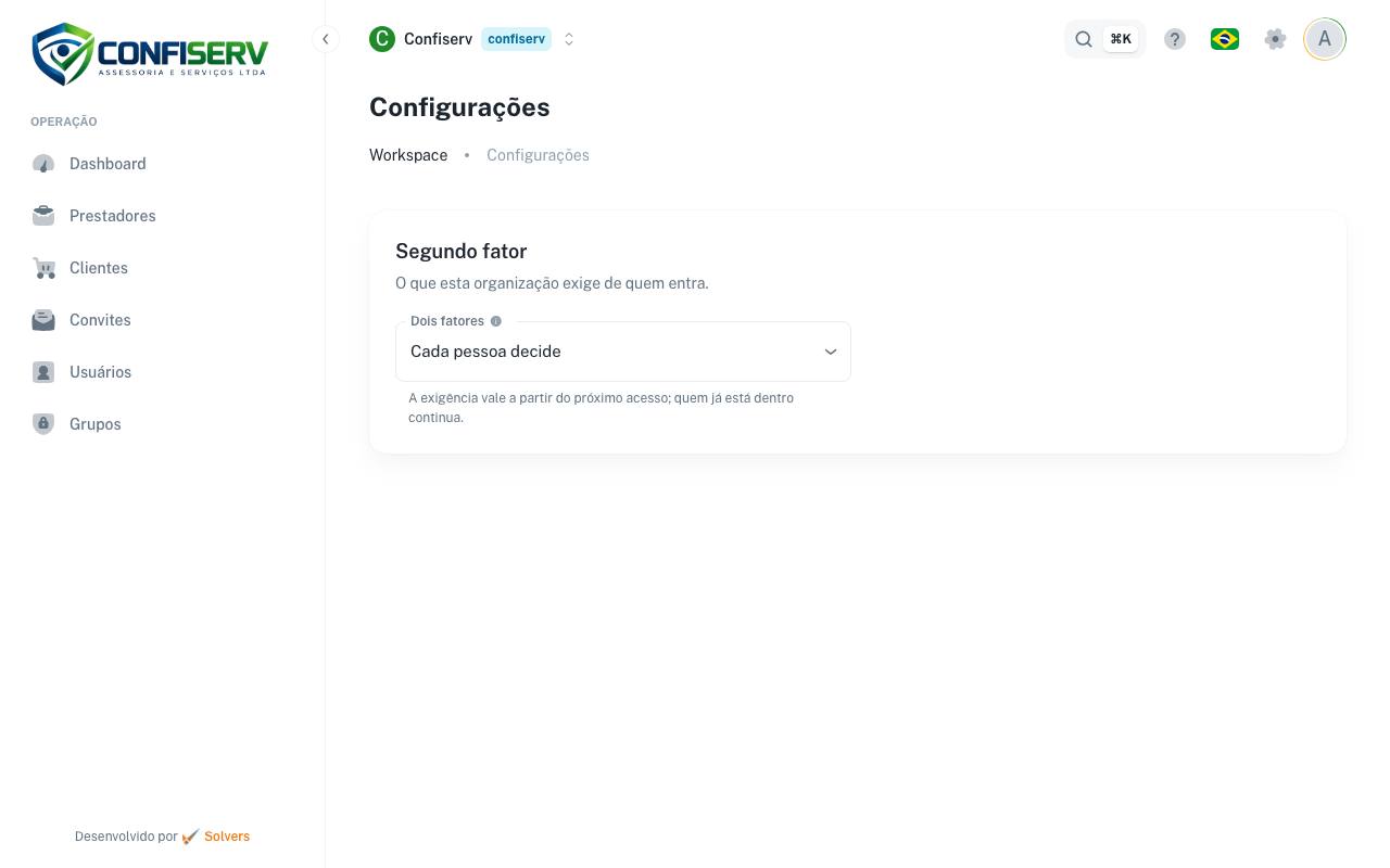 Configurações
